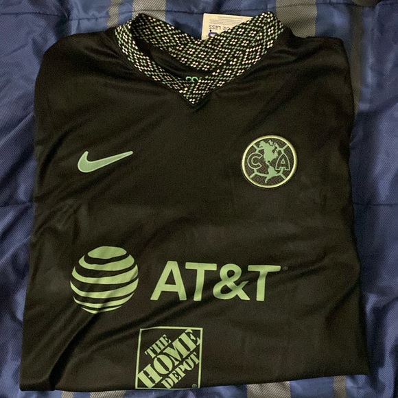 Men’s Nike Black Club America 2021/22 Third Replica Jersey (New) - Picture 1 of 3